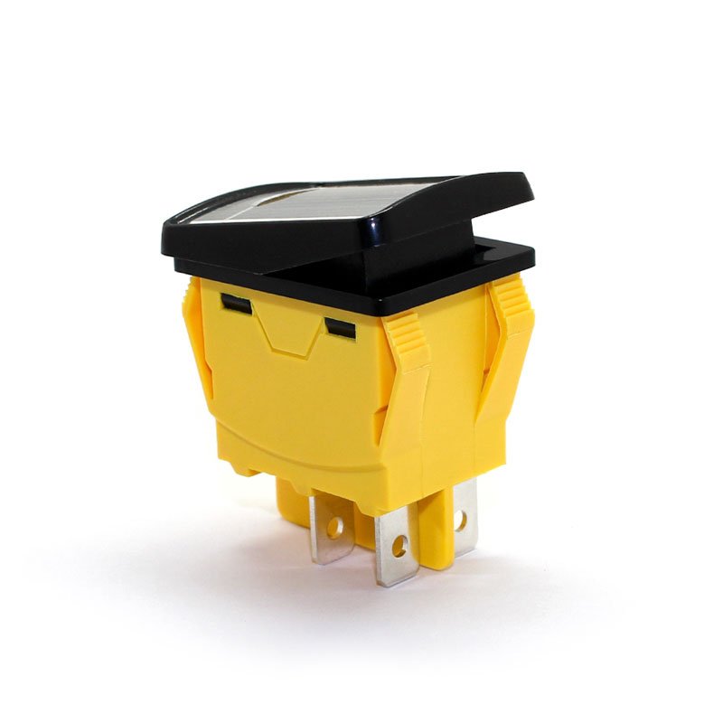 Rocker Light Switch Black Sliver KCD4 6 Rocker Light Switch Black Sliver KCD4 - 图片 6