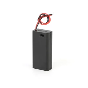 2 AA Battery Holder with Cover