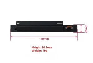 2 AA Square Panel-Mount Battery Holder with Switch and Cover