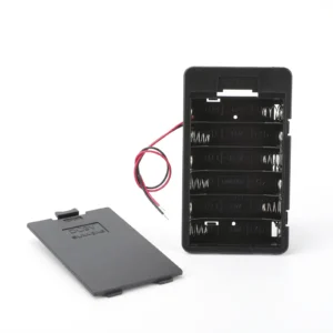 6 AA Battery Holder with Cover