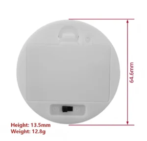 Dimension Diagram of 3 AAA Round Panel-Mount Battery Holder 65mm