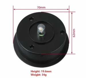 Dimension Diagram of 70mm Solar LED Light with Battery Box